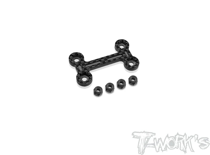 TO-328-M Graphite Wing Mount One Piece Adapter ( For Mugen MBX8R/8/7R & Agama A319/A319E/Hong Nor X5B )