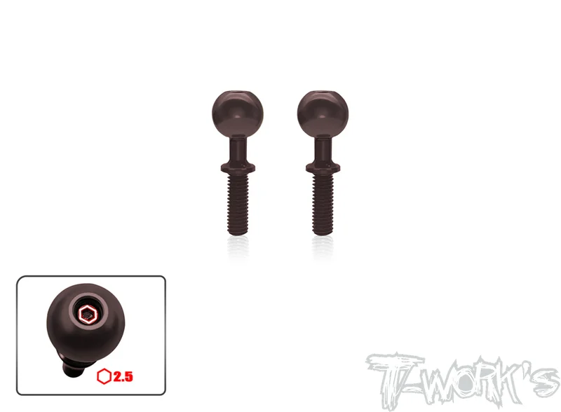 TO-329-XB8 Spring Steel Pillow Ball ( For Xray XB8'22/23 ) 2pcs.