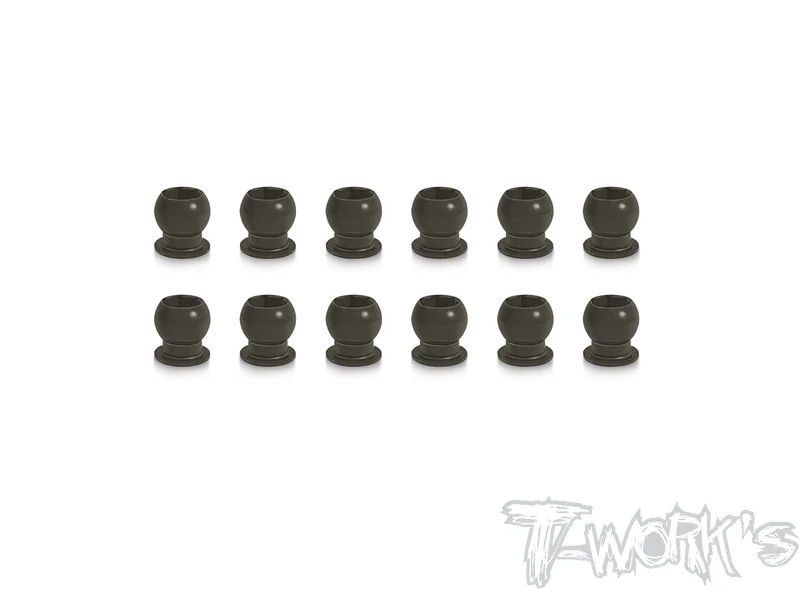 TO-3317075-T6 Hard Coated Alum. 4.9mm Pivot Ball With 3mm Hex ( For Xray X4'23/X1'25 )