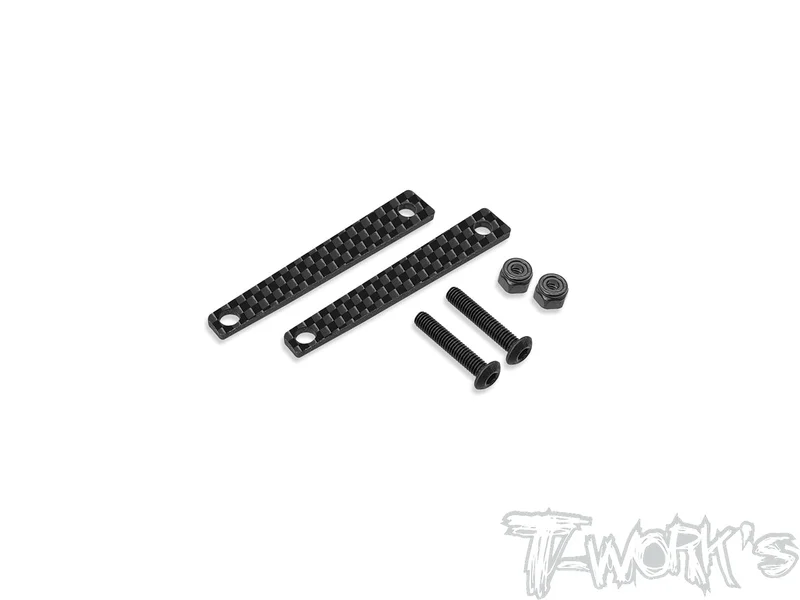 TO-340-B-1.5 Graphite Rear Brace Plate 1.5mm ( For Sparko F8 )