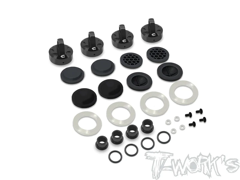 TO-343-IFB8   Black Hard Coated 7075-T6 Alum Mult-adjust alternatives  Shock Cap (  For Infinity IFB8 )