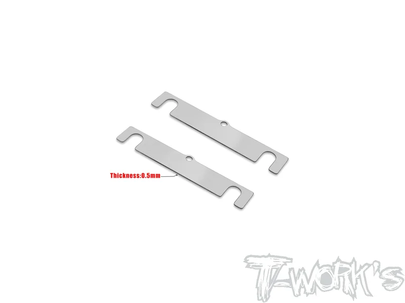 TO-346-E   Stainless Steel C/D Block  Spacer 0.5/ 1mm ( For Infinity IFB8 ) 2pcs.
