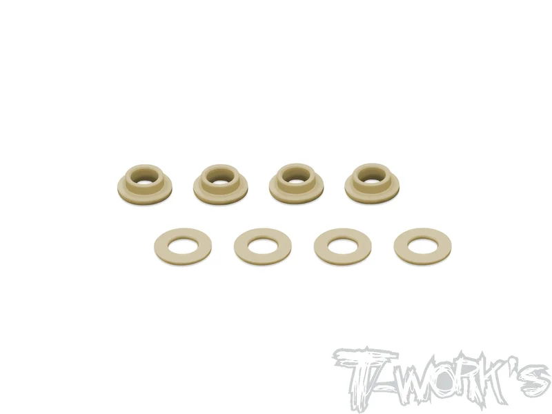TO-357-MBXPeek Shock Shaft Guides -0.2mm ( For Mugen MBX8/7R/7/7GT/ MBX8 ECO /MBX8R )