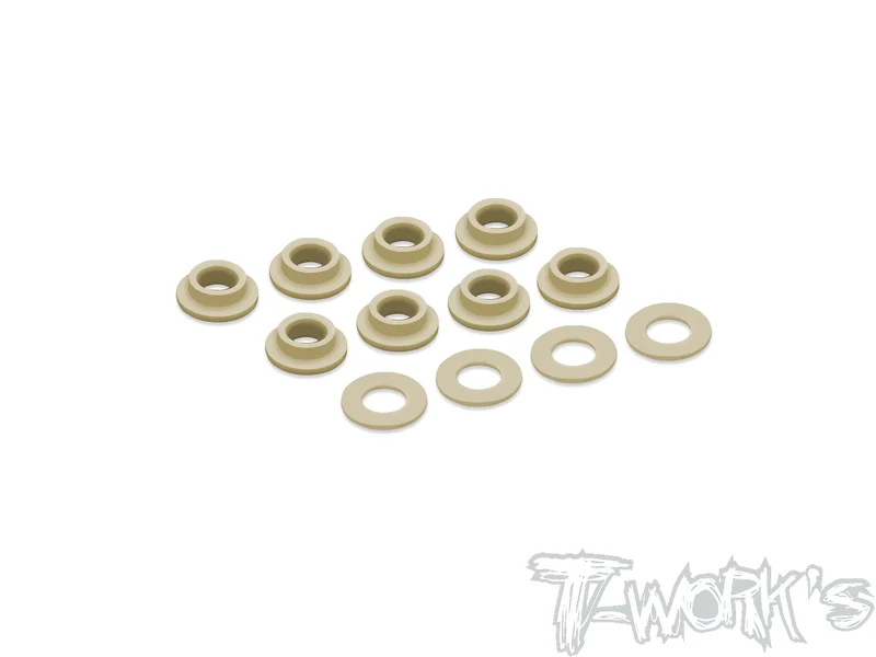 TO-357-S35.4Peek Shock Shaft Guides ( For SWORKZ S35.4 EVO/ S35.4E EVO /Sparko F8 )
