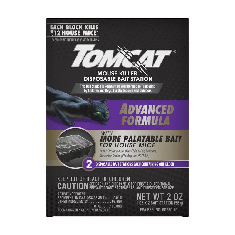 Tomcat Mouse Killer Disposable Bait Station - Advanced Formula
