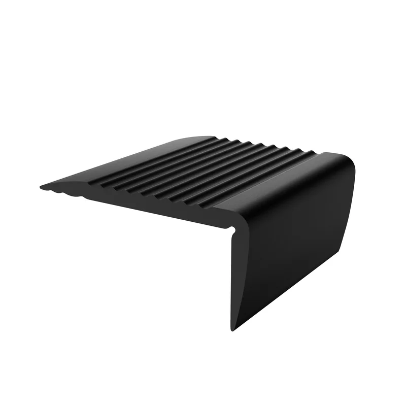 Top Set Nosing 1/4" - 1/8" Square Step - Burke 585 Black 701