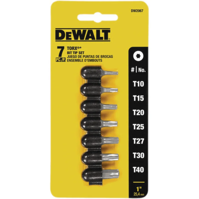 TORX BIT 7 PC. SET DEWALT