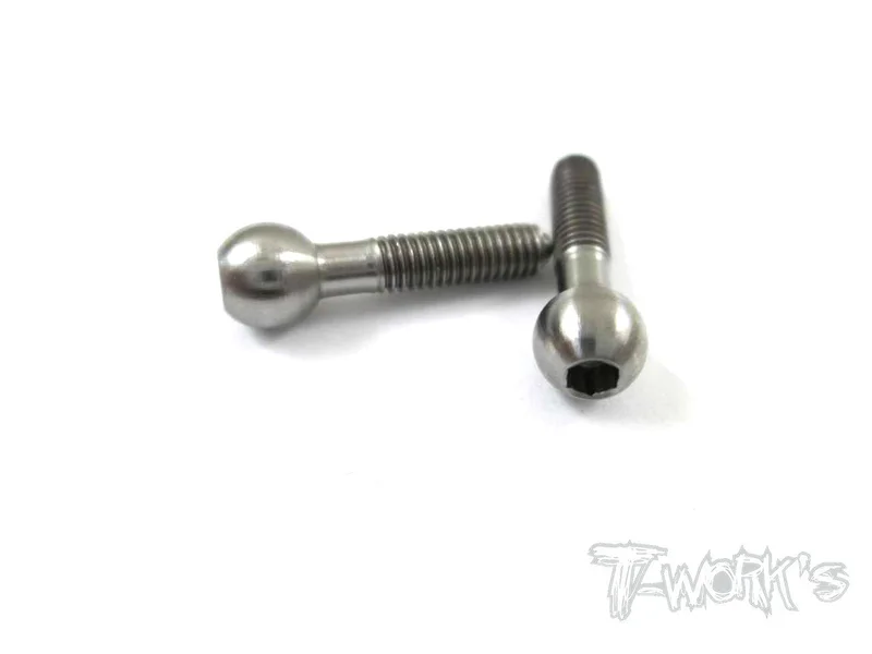 TP-015 64 Titanium Pivot ball threaded upper arm ( For Serpent Project 4X,S411,F110,S120,748,977,S120LT-LR/4X EVO,X20)2pcs.