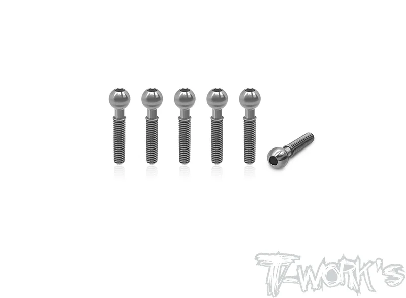 TP-015L64 Titanium Pivot ball threaded upper arm ( For Serpent X20'23 )