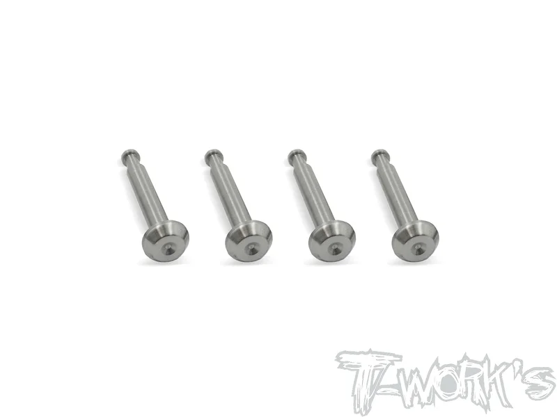 TP-049 64 Titanium Lower Shock Mount Pins(For Team Associated RC8 B3)4pcs.