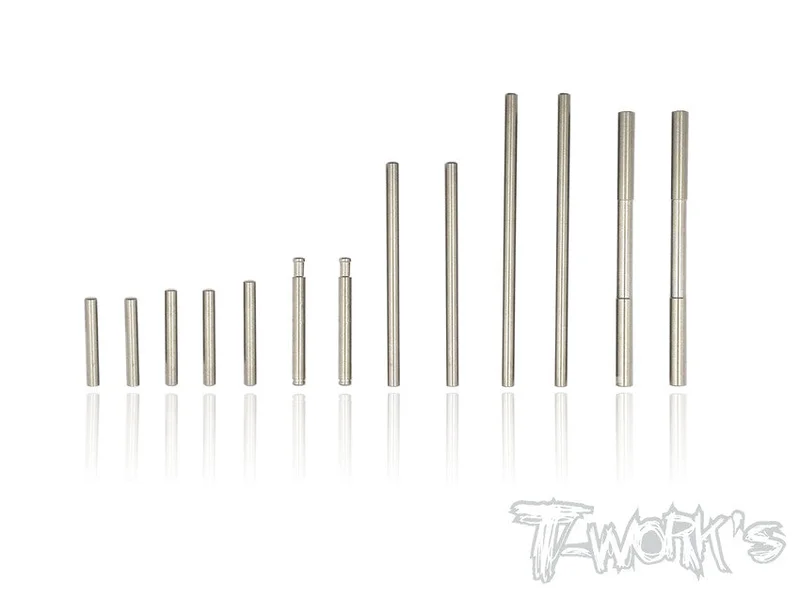 TP-053 64 Titanium Hinge Pin Set ( For Mugen MRX-6/6R )