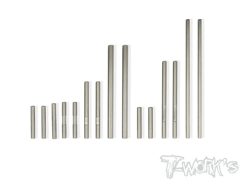 TP-055 64 Titanium Hinge Pin Set ( For Xray RX8'16 )