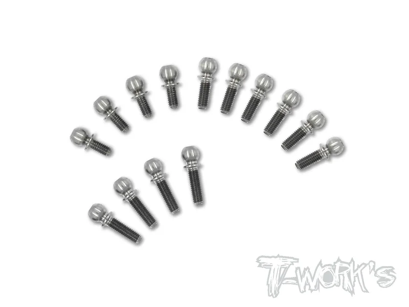TP-065 64 Titanium Ball End set ( For Xray XB4'17 / XB4'18 )