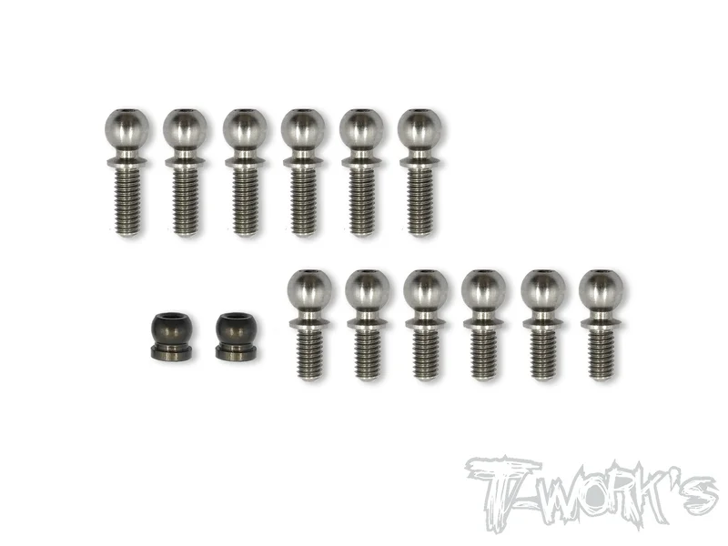 TP-067 64 Titanium Ball End set ( For Serpent Spyder SDX4 )