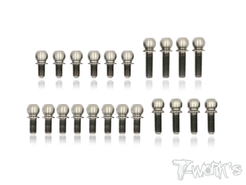 TP-076 64 Titanium 4.9mm Ball End set ( For Xray T4 2018 )