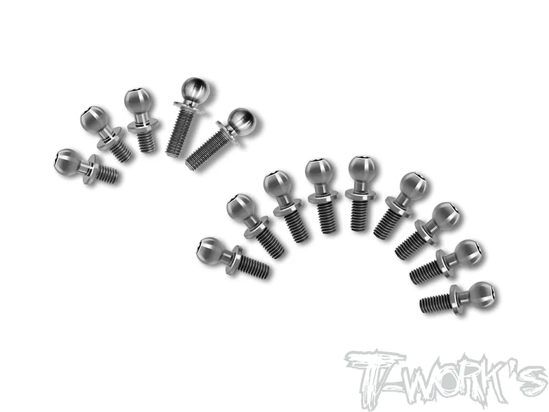 TP-079 64 Titanium Ball End Set (For Yokomo BD8 2018 '18/US/EU)