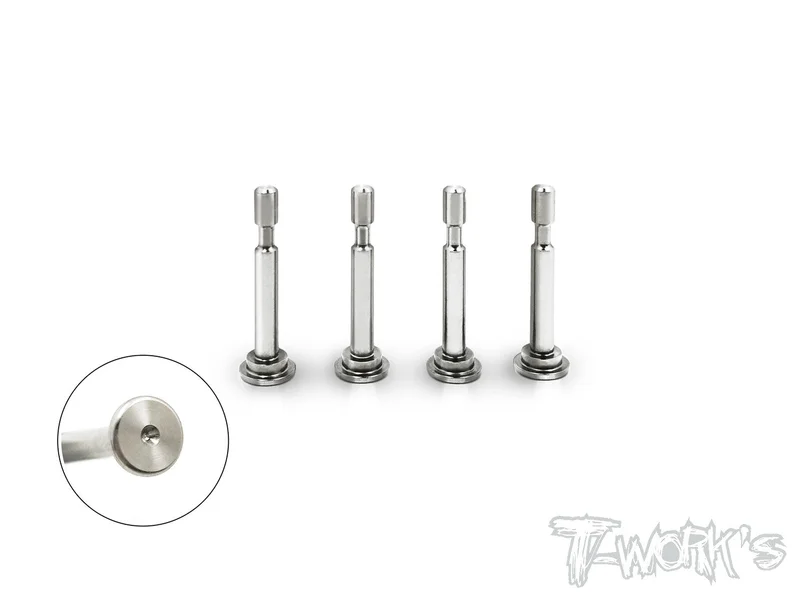 TP-086 64 Titanium Lower Shock Mount Pins (For Mugen MBX8/MBX8R) 4pcs.