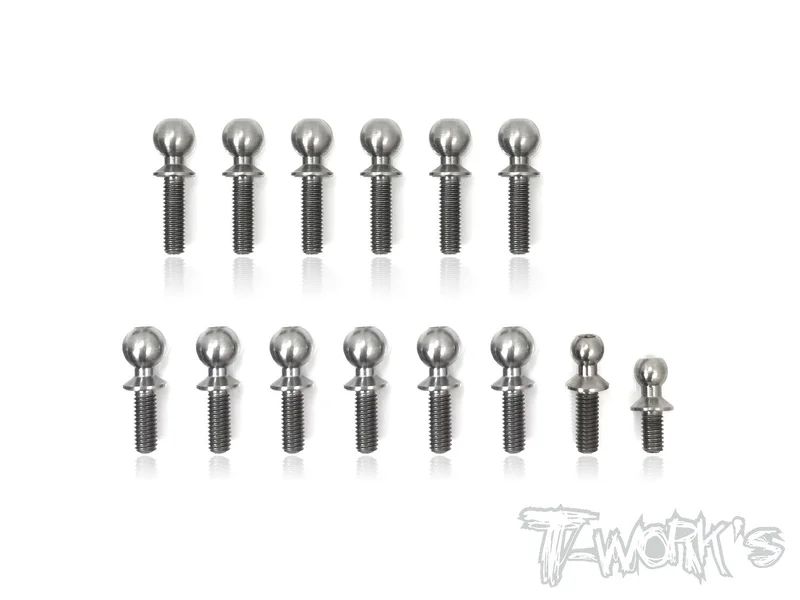 TP-088 64 Titanium Ball End set ( For Team Associated RC10 B6.1/B6.1D )