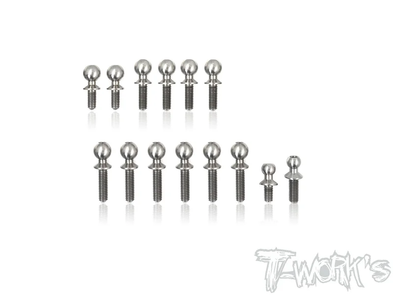 TP-093 64 Titanium Ball End set ( For Team Associated RC10 T6.1 )