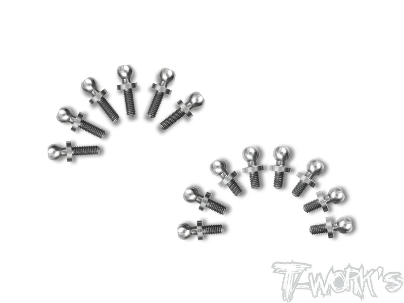 TP-100 64 Titanium Ball End Set ( For Kyosho Lazer ZX7 )
