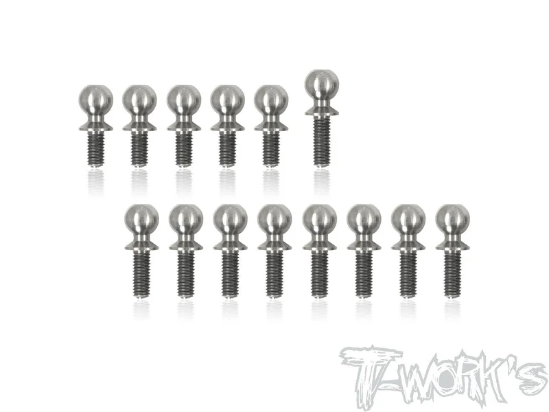 TP-104 64 Titanium Ball End Set (For Team Associated RC10 B74/B74.1)