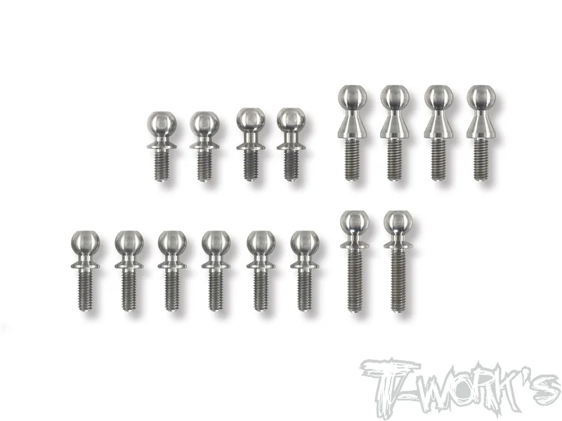 TP-107 64 Titanium Ball End Set (For TEKNO EB410.2)