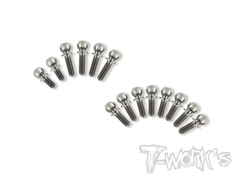 TP-109 64 Titanium Ball End set ( For Xray XB4 2020/ 2021 /2022/XB4C'24/XB4D'24 )