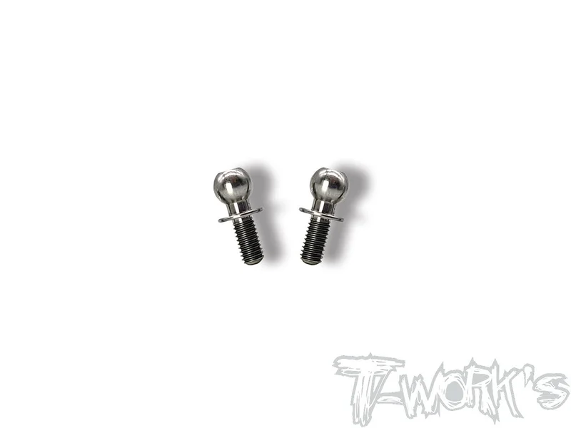 TP-132A 64 Titanium Mugen MTC2/MTC2R Ballstud  5x4mm/6mm/8mm/10mm ( 2pcs.)