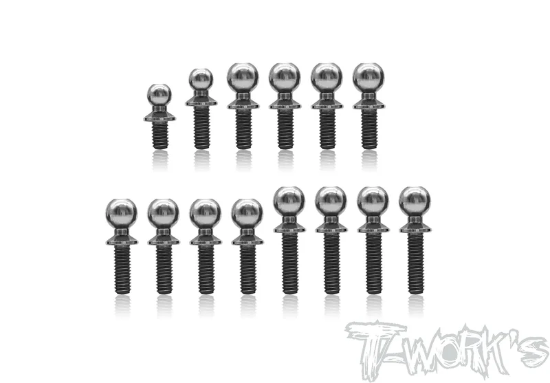 TP-13464 Titanium Ball End set ( For Team Associated RC10 B6.3 / B6.4/B6.4D)