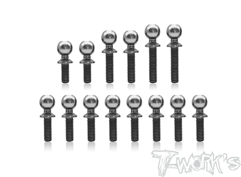 TP-14264 Titanium Ball End set ( For Yokomo YZ2 DTM3.1 )