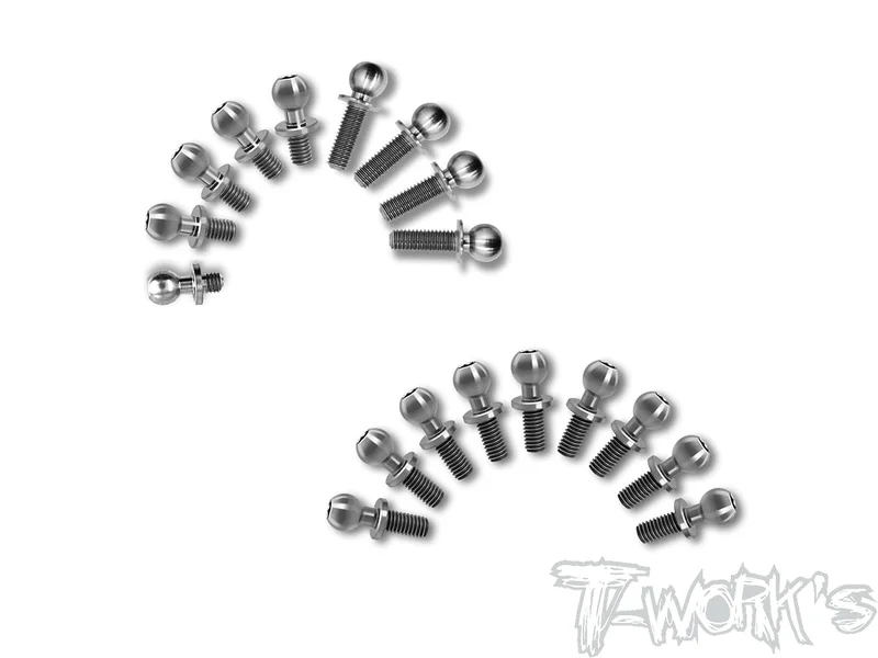 TP-14664 Titanium Ball End Set  (For Yokomo BD11 / BD12/BD FWD ) 18pcs.