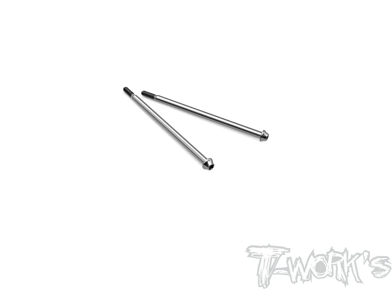 TP-148 64 Titanium A-Arm Long Screw  2pcs. ( For Mayako MX8 )