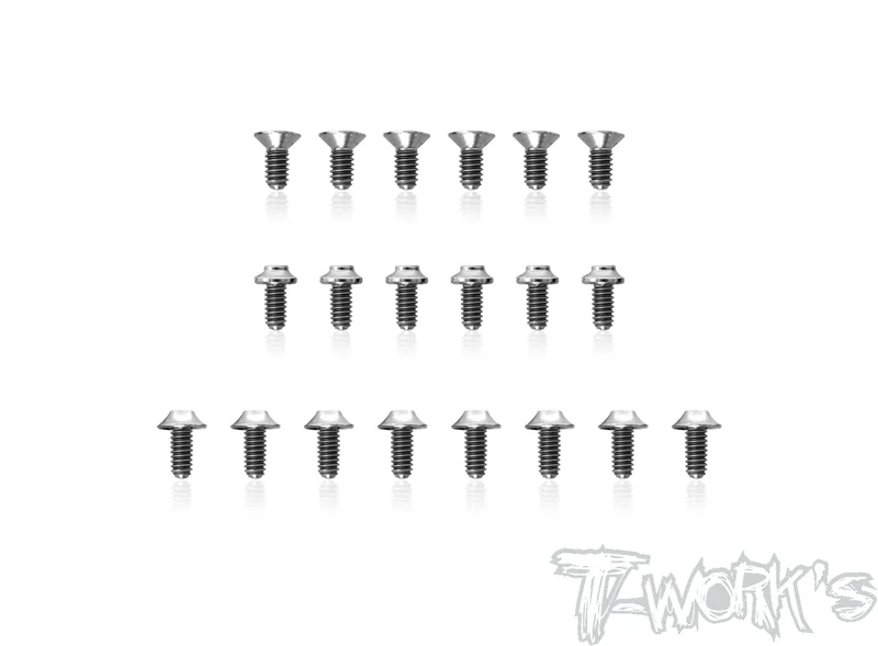 TP-15364 Titanium Sus-Arm Screw Set ( For Yokomo BD11 )