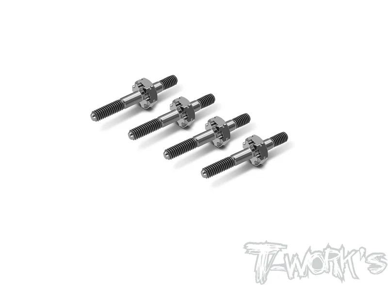 TP-15864 Titanium Shock Standoffs ( TLR 22 5.0/22X/22SCT/SCTE3.0 ) 4pcs.