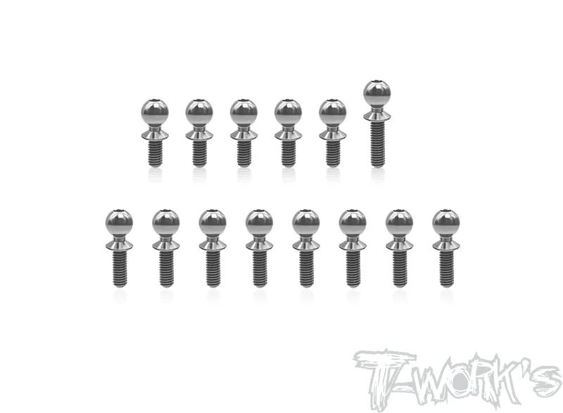 TP-16164 Titanium Ball End set  ( For Team Associated RC10 B74.2 / RC10 B74.2D ) 14pcs.