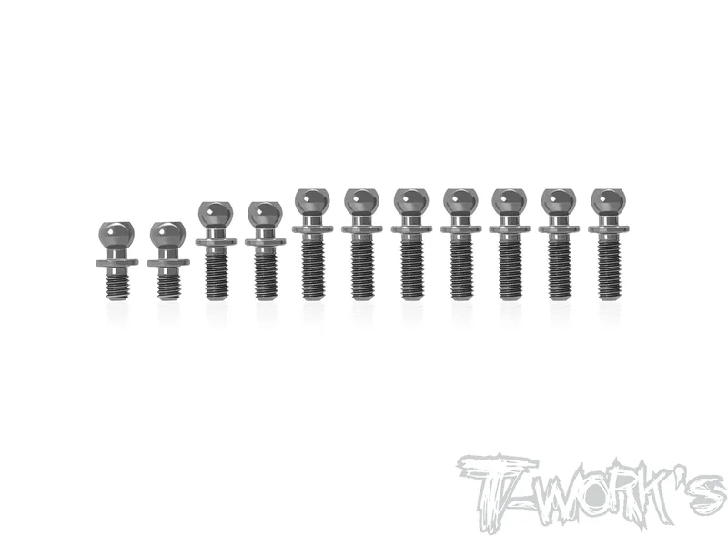 TP-162   64 Titanium Ball End set ( For Xray X12'23 )