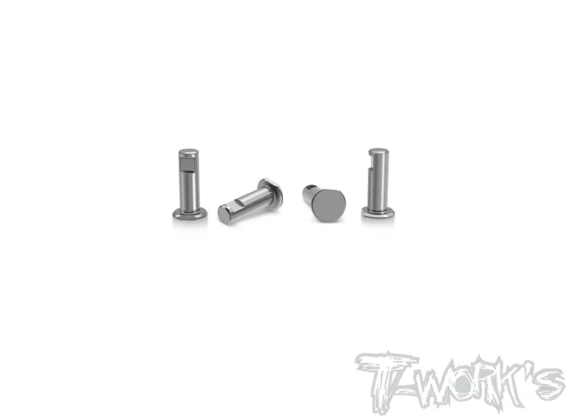 TP-16364 Titanium Front Arm KingPin ( For TEKNO NB48/EB48 2.1 ) 4pcs.
