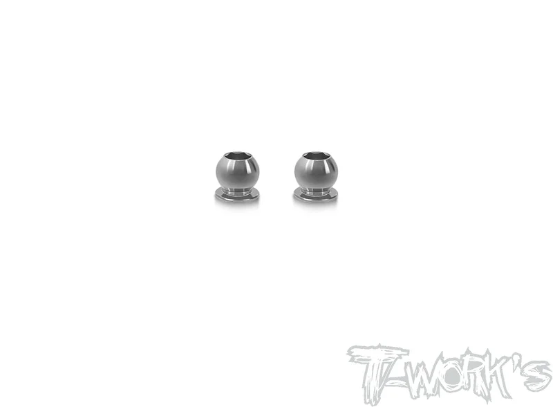 TP-167 64 Titanium 5.8mm Shock End Ball With 3mm Hex  ( For Yokomo BD11/10/9, Xray T4ARC ) 2pcs.
