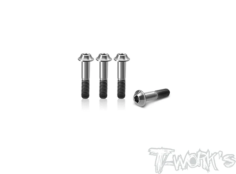 TP-178  64 Titanium Brake Screw ( For Sworkz S35.4/35.3 & Sparko F8e ) 4pcs.