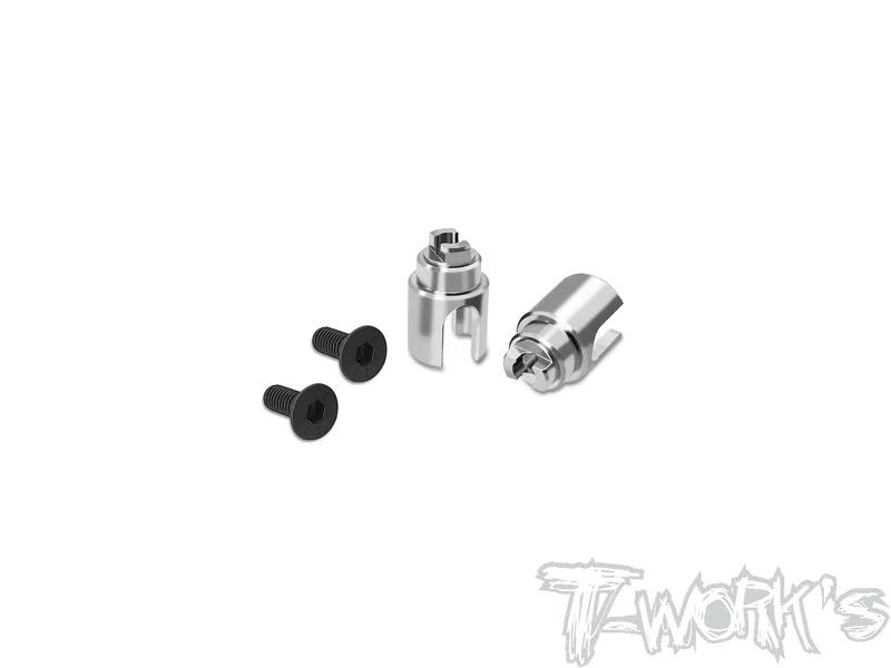 TP-179-Mi964 Titanium Solid BB Driveshaft Adapters (  For Schumacher Mi9 )