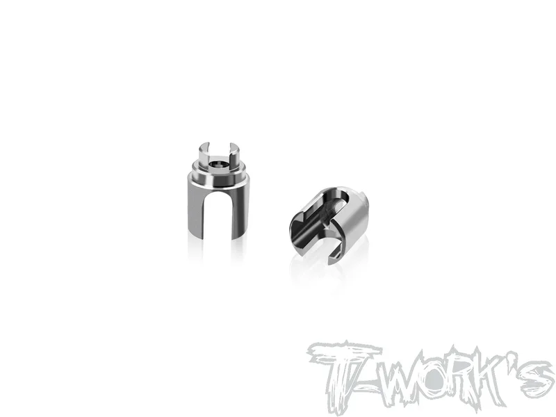 TP-179-X4'26   64 Titanium Solid BB Driveshaft Adapters  ( For Xray X4'26)