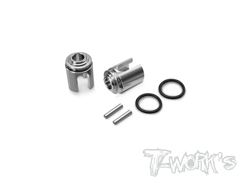 TP-180-Mi964 Titanium Gear Diff. BB Driveshaft Adapters (  For Schumacher Mi9/FT9  )