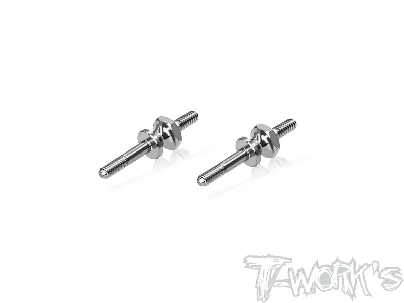 TP-182-B64 Titanium Front Shock Standoffs M3 ( For Xray GTX8/GTXE8/ XB8 2022/XB8E'25/XB8'25/XB8E'26/XB8'26  ) 2pcs.