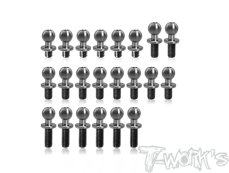 TP-186 64 Titanium Ball End set ( Yokomo MD1.0 )22pcs.