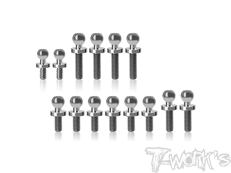 TP-189 64 Titanium Ball End set ( For TLR 22T 4.0 )14pcs.