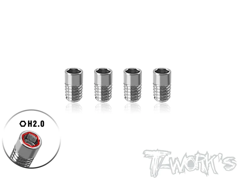TP-190 64 Titanium Flexible Set Screw 4pcs.