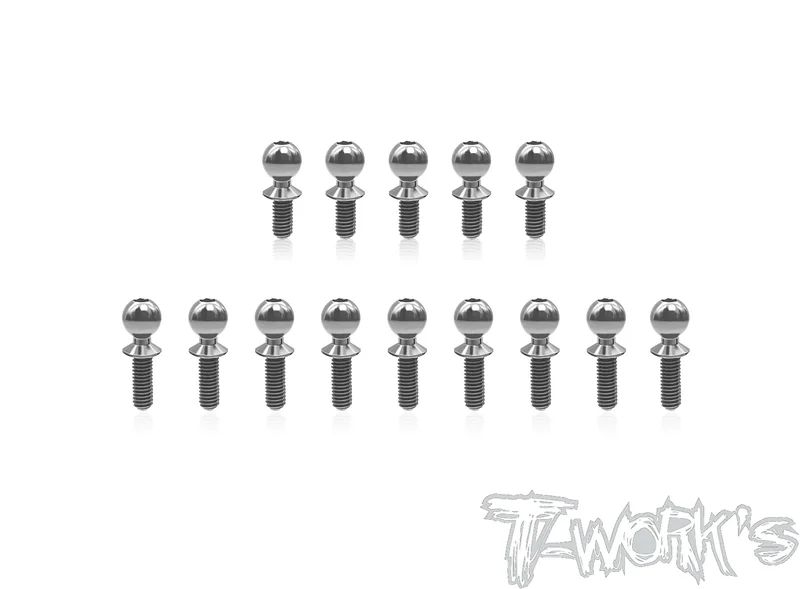 TP-220-B8464 Titanium Ball End set  ( For Team Associated RC10 B84 ) 14pcs.