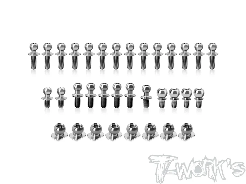 TP-220-Mi9   64 Titanium Ball End Set ( For Schumacher Mi9 )34pcs.
