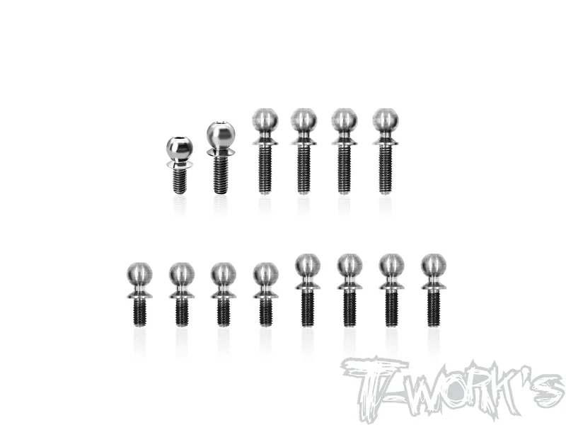 TP-220-RC10B7.1D 64 Titanium Ball End set  ( For Team Associated RC10 B7.1D ) 14pcs.