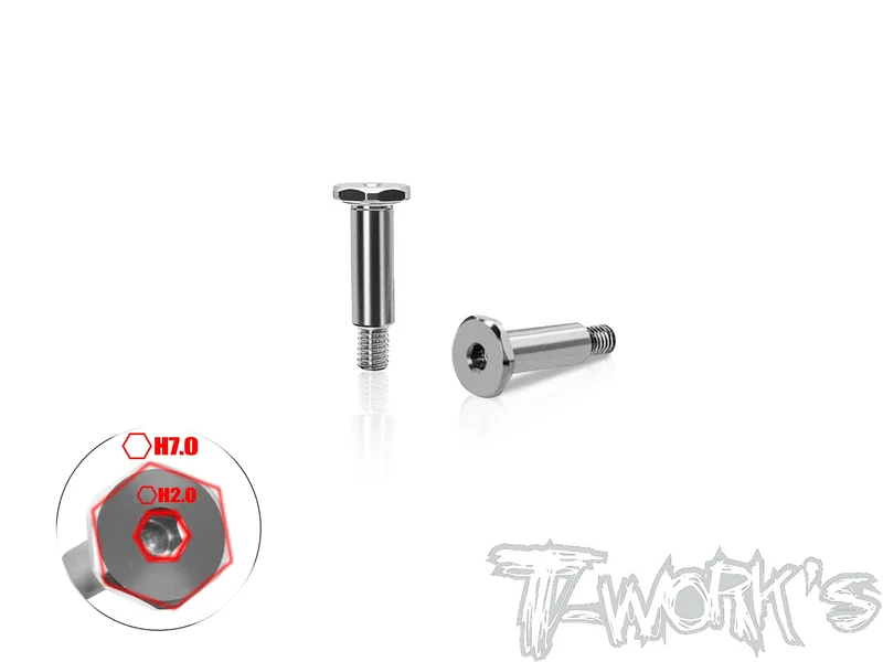 TP-223-C64 Titanium Steering Screw ( Kyosho MP11 ) 2pcs.